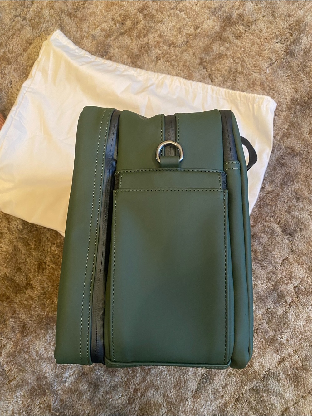 Forest Green FTL Duffel Bag Minimalist Travel Carry Sturdy For the Love - Picture 4 of 8